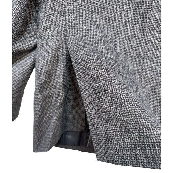 Joseph Abboud Heritage Wool & Cotton Slim Fit Blazer Size 42 Regular Gray - Picture 14 of 15